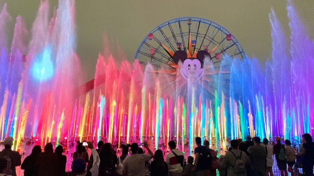 World of Color nighttime spectacular at Disney's California Adventure Park