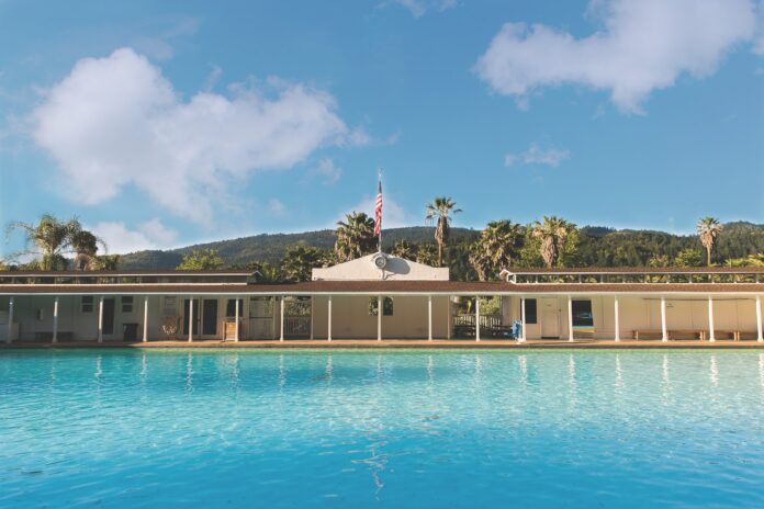 pool at Indian Springs in Calistoga